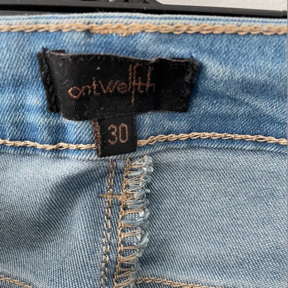 Distressed Jeans - Ripped Medium Blue Jeans - size 30 - Picture 3 of 4